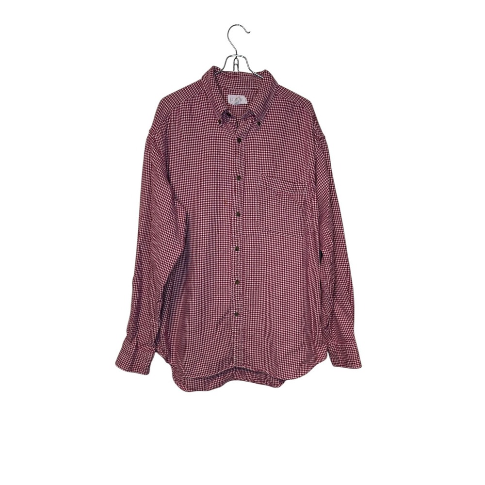 J.Crew Mens Shirt Vintage Oarsman Hounds tooth Long Sleeve Button Down Medium